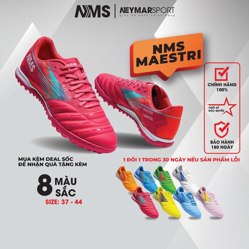  Giày đá bóng cỏ nhân tạo NMS Maestri 1.0 TF Upper Microfiber mềm như da tự nhiên đệm Eva êm ái 