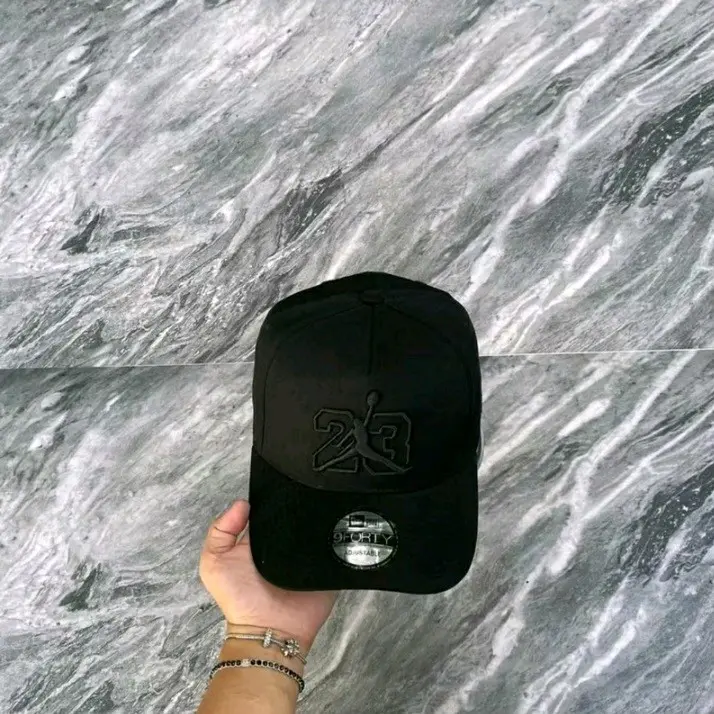 TOPI 23 BORDIR FULL HITAM QUALITY PREMIUM