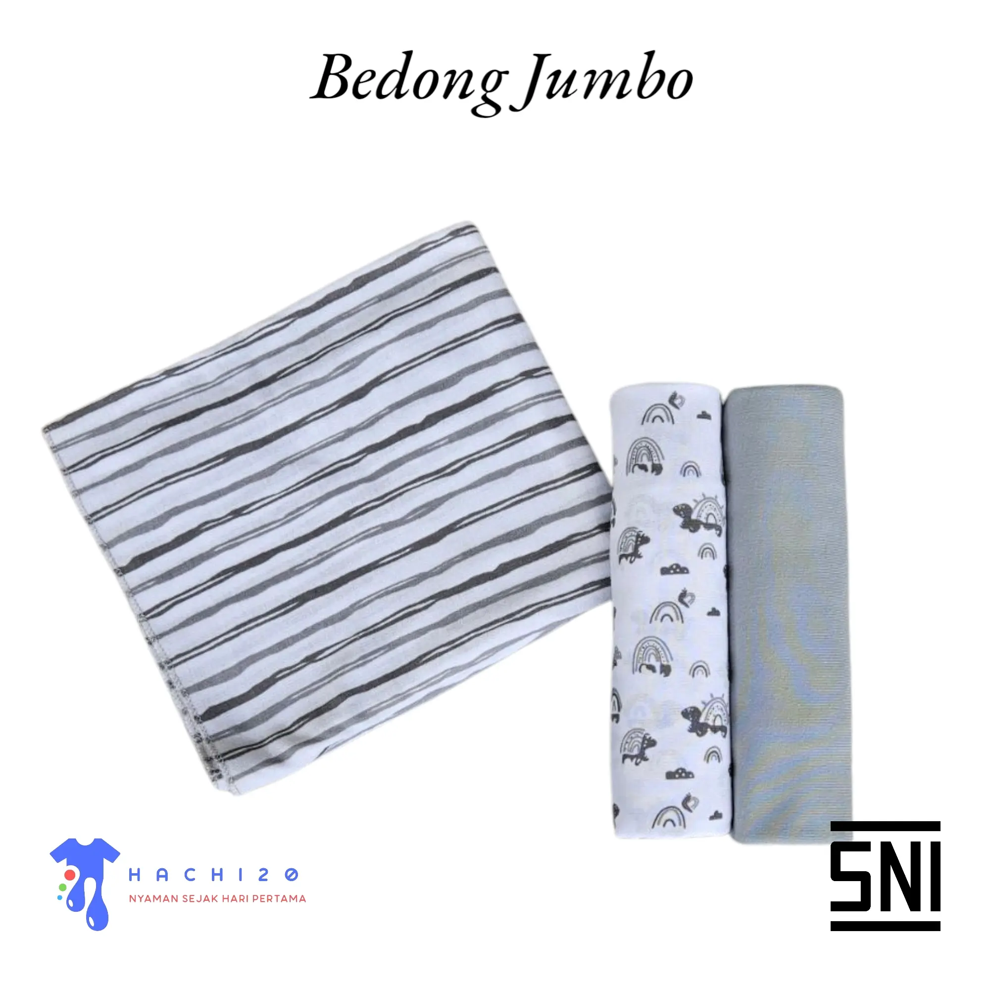 3 PCS BEDONG BAYI PERNEL BEDONGAN JUMBO UKURAN 110X90 CM MURAH PERLENGKAPAN BABY BARU LAHIR SELIMUT LEMBUT SNI TERMURAH TERLARIS Newborn