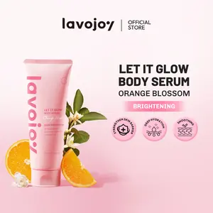 Lavojoy Let It Glow Body Serum Skin Brightening Orange Blossom 180ml | Body Lotion untuk Mencerahkan dan Melembabkan kulit dengan Niacinamide + Ceramide + Vitamin E