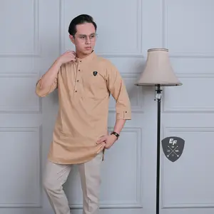 BAJU KURTA AN-NAZMI LENGAN 3/4 BAHAN KATUN