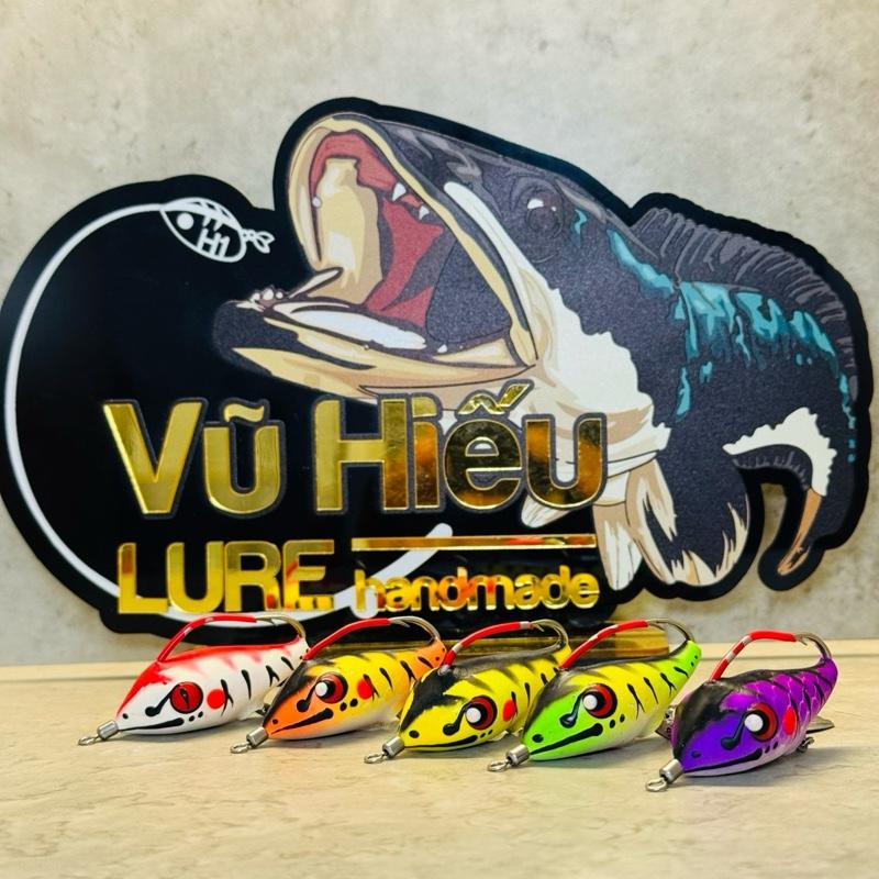 Vũ Hiếu Nhái hơi H1 Ngư Long lưỡi độ 1li8 bản đánh lửng đáy 12g câu lure mồi câu fishing câu cá