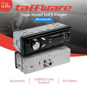 Taffware Tape Mobil MP3 Player Bluetooth Wireless - MP3-S211L - Black