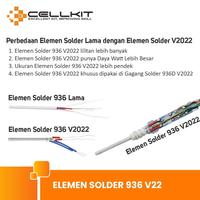 Gambar CELLKIT Elemen Solder CELLKIT 936 V22 Daya 60Watt Lebih Besar untuk Gagang Solder Cellkit 936D - Elemen 936 dari CELLKIT Kota Surabaya 4 Tokopedia