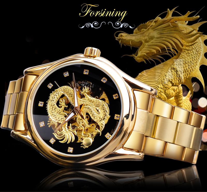 Đồng Hồ Cơ, Forsining Chính Hãng, Dành Cho Nam, Tự Động, Chạm Khắc 3D, Thắt Lưng Longgang, Thương Hiệu Hàng Đầu Sang Trọng, Thích Hợp Cho GióQuà Tặng Nam​​​​​​​​​​​​​​ 2