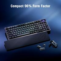 Gambar ASUS ROG Azoth 96 HE Lite Analog Gaming keyboard with hot-swappable ROG HFX V2 Magnetic Switches - Black dari Lezz Computech Kota Administrasi Jakarta Utara 3 Tokopedia