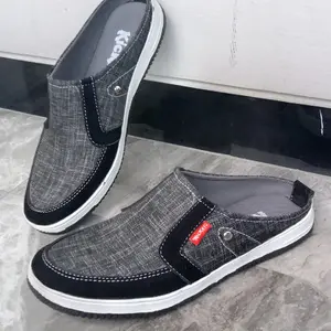KALIBEZ sepatu sendal atau selop bustong pria keren atau sepatu slip on pria redy size 38 - 43