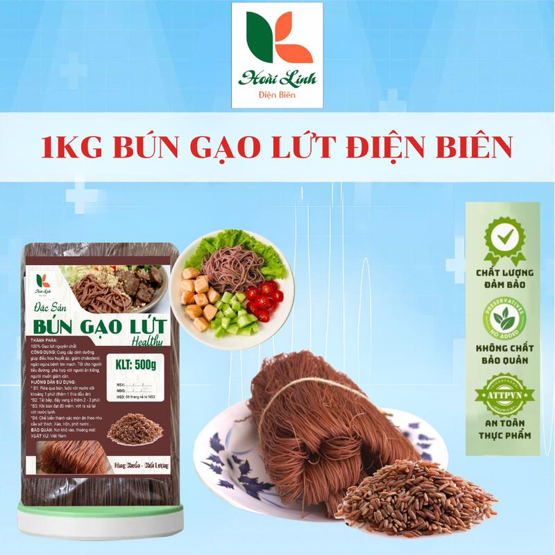  1kg bún gạo lứt - EATCLEAN HEALTHY - Hoài Linh Điện Biên 