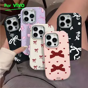 Case untuk FOR VIVO Bulat dan lucu Butterfly yang indah Berlaku untuk Y19 Y17s Y28(5G) Y20 Y20i Y20s Y12s Y50 Y30 Y30i Y15s Y15A Y01 Y21 Y21s Y21A Y33s Y16 Y36(4G 5G) Y27 Y27s(4G) Y22 Y22S Y35 4G Y91 Y93 Y95 Y02 Y18 Y03 Y03T Y28(4G) Y100
