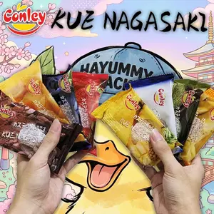 KUE NAGASAKI MOCHI+BOLU 15 PCS + 1 FREE Siap Makan Snack Food Paket 16 Pcs