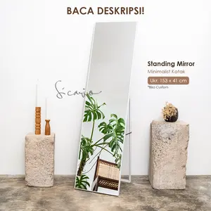 [Gratis Packing Kayu] Standing Mirror / Cermin Berdiri Full Body