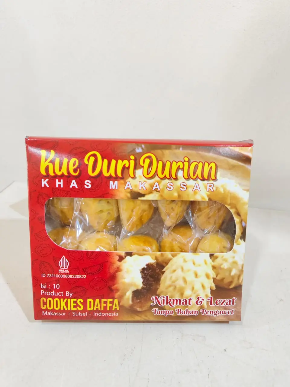 kue duri durian daffa/ kue durian khas makassar