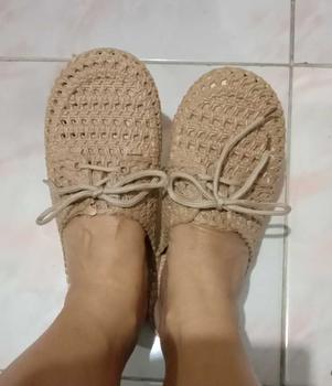 Product Review of [YESPLUS] PY132 Sandal Selop Wanita Flat Jelly Import Fashion Model Tali Rajut Terbaru from S**h 1