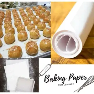 Kertas Roti Panggang 40x60cm Merk Dragon Pack/Kertad Roti Oven/Baking Paper