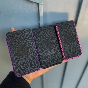 Leather Sleeve M200 Azztec Logo Pelindung Case DIY Kulit