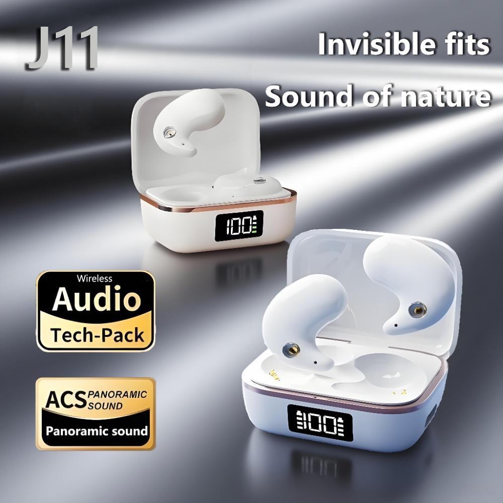 ชุดหูฟังบลูทูธสำหรับนอน J11 ลดเสียงรบกวนอัจฉริยะ เบามาก ไม่รบกวนการสวมใส่ ไม่เจ็บเมื่อนอนเอียง อายุก