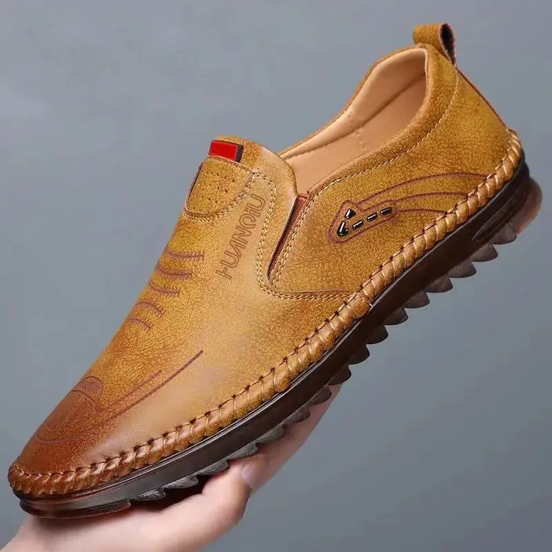 Giày Da Trượt Cho Nam, Giày Công Sở Đế Mềm, Đa Năng, Thường Ngày, Cho Mùa Xuân Và Mùa Hè Shoes