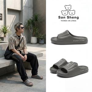 「San Sheng」 Sandalias Chanclas Mujer fc005 Cómodas y Estilosas Antideslizantes para Uso Diario en Casa o Hogar Estilo Minimalista y Moderno para Todas las Estaciones