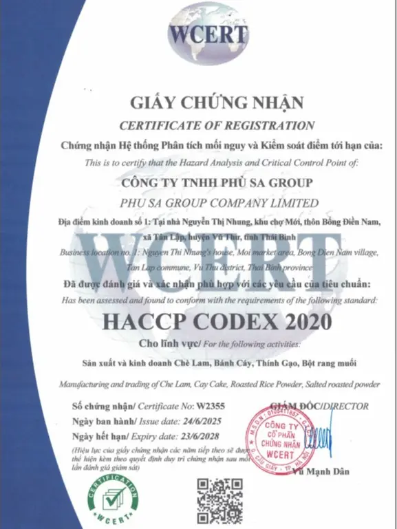 Thính Gạo Đặc Biệt Chú Lâm - Phù Sa 350g An Toàn Vệ Sinh Thực Phẩm 1