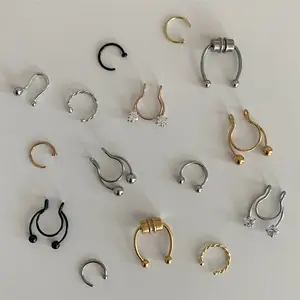 Septum Bohongan / Anting Hidung Tanpa Tindik