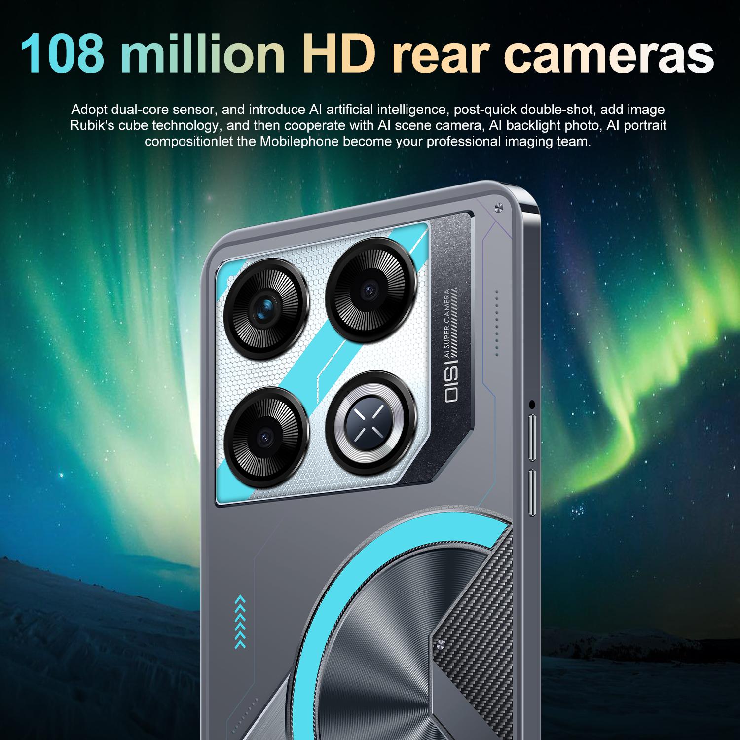 INFIN GT20 Pro cuci gudang Handphone Baru 7.5inci LayarPenuh RAM 16GB ROM 1TB Kamera 72MP+108MP HDBaterai 8000mAh Fast Charge 4G/5G Bingkai Metal Built-inFrame dan Bluetooth