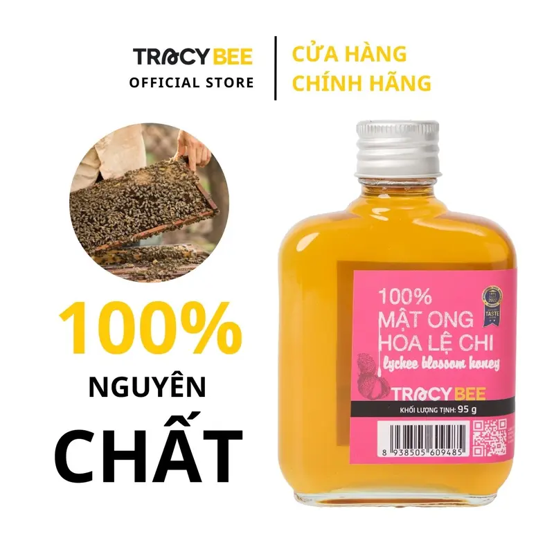 Mật Ong Hoa Lệ Chi Tracybee Tự Nhiên 95g - Chất Lượng Cao Cấp 1