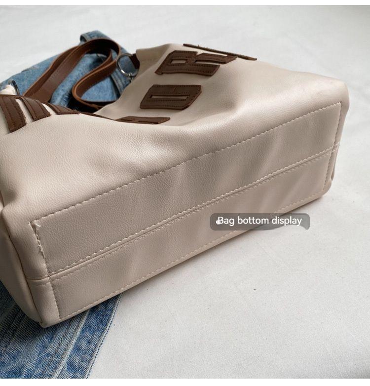 Product Introduction of Trendy Tote Bag Versatile Instagram Large Capacity Commuting Shoulder Bag 14