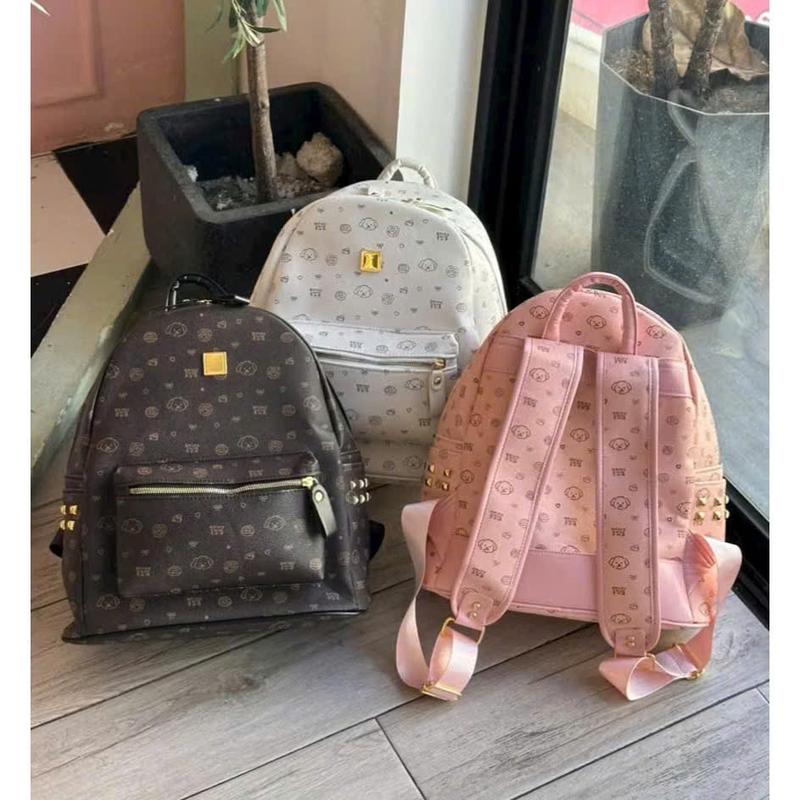 Balo Da PU Thời Trang Hàn Quốc Đinh Tán  – Form Mini Siêu Xinh BL101