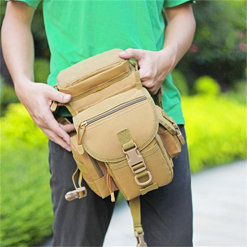 Product Introduction of [Born Youth]1PC Fashion Waterproof Casual Single Shoulder Slung Sports Leg Pocket 14