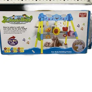 CleverBaby Frame Pembinaan Badan Lucu untuk Bayi dengan Musik dan Mainan Aman untuk Usia 0M+