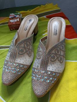 Product Review of Herdian Rtwo 26 Sandal Heels Wanita Hak Tahu Karet Shoes Pesta from R**a T**6 t**a 1