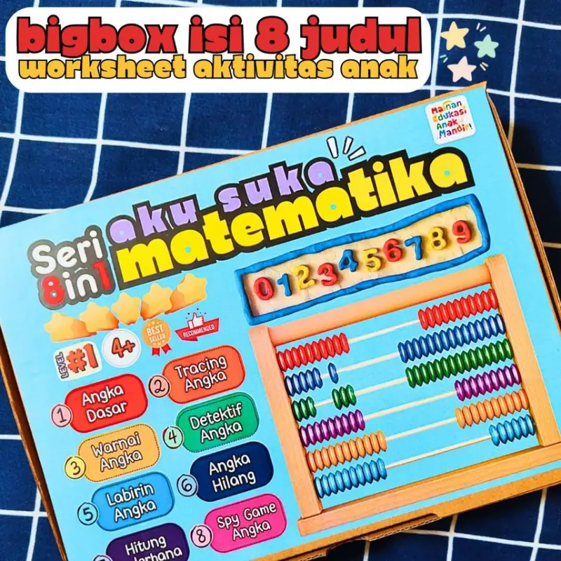 Paket Lengkap 8 in 1 Belajar Mengenal Angka MAINAN EDUKASI ANAK - Shop ...