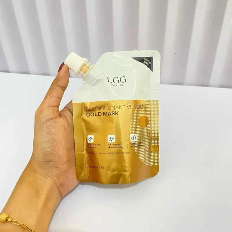 EGG- [BPOM] Masker Gold Retinol Anti Aging Mengencangkan - masker anti aging - masker retinol - Mengurangi Keriput- Mengencangkan Kulit 1