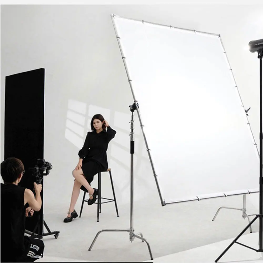 TaffSTUDIO Reflector Diffuser Soft Light Screen Photograpy 2x2M - D44