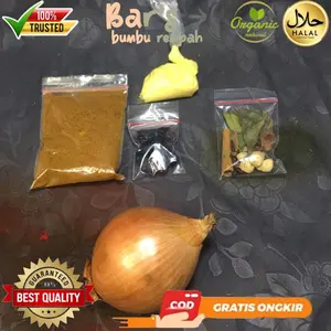 PELENGKAP Bumbu untuk 1 kg beras + BOMBAY  nasi kebuli dapat bumbu margarin kismis rempah campur daun kari dan bawang bombay ( belum ada beras nya )
