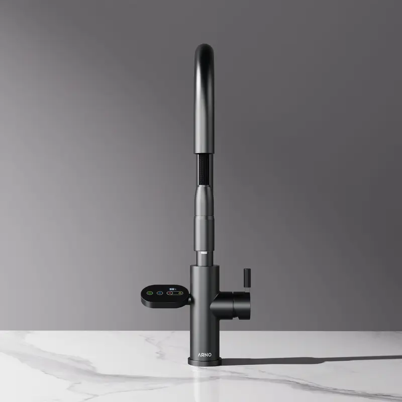ARNO Flex 5 in 1 Brushed Gunmetal Instant Boiling Hot Water Tap 5