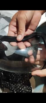 Product Review of 【COD】UV400 tabir surya masker motor outdoor riding harus memiliki tabir surya tahan debu anti kabut anti angin pasir kacamata anti radiasi from P**u 2