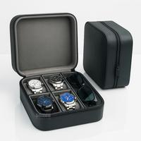 Gambar Premium Travel Watch Box / Tempat Jam tangan travel / Kotak Jam Tangan mix tempat aksesoris - Hitam X Merah dari Snada Printing Kab. Bantul 1 Tokopedia