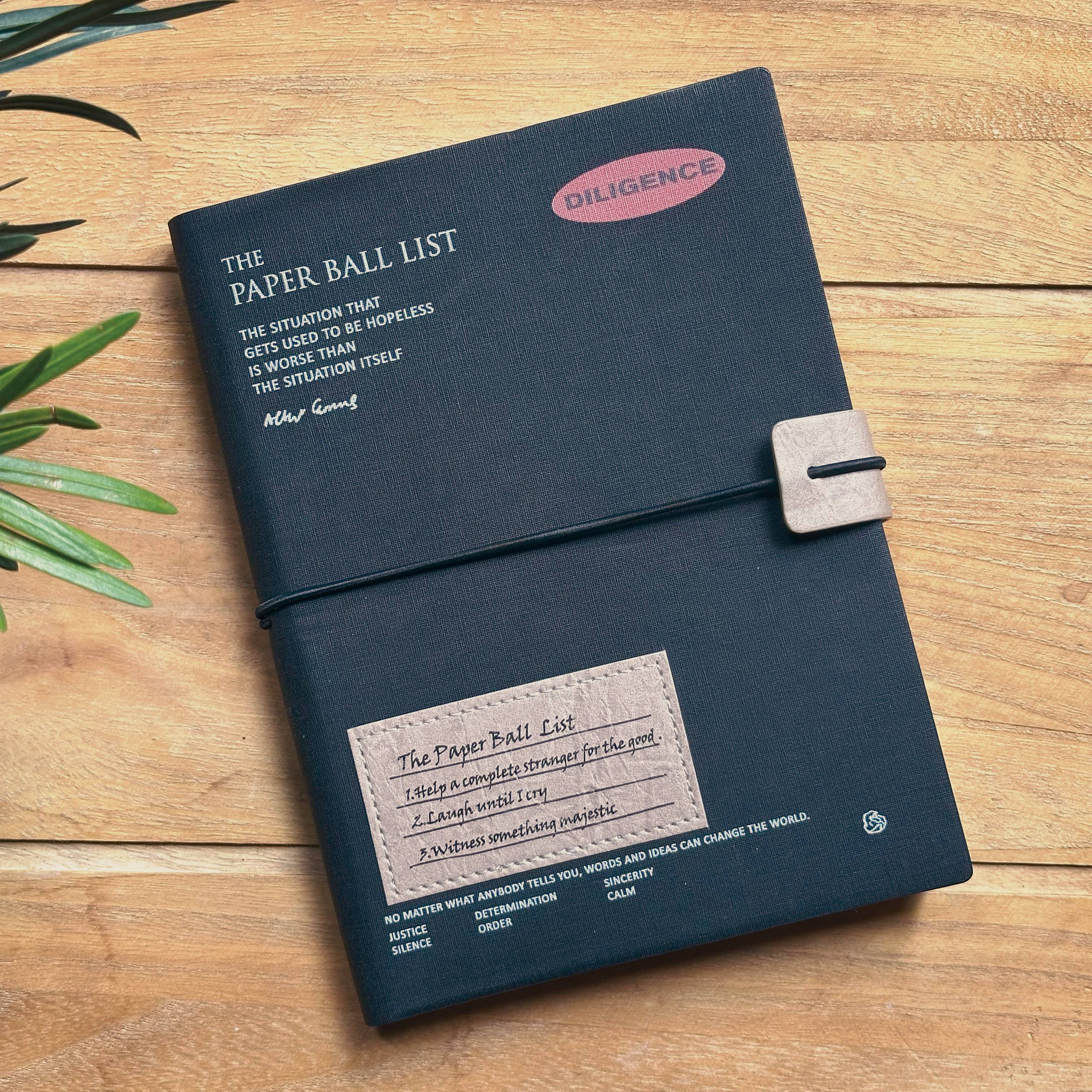 สมุด B6 Journal Book Planner สมุดวางแผน 24 ชั่วโมง ของต้องมีนักเรียน-มนุษย์เงินเดือน ของขวัญPremium