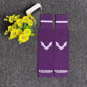 Victorious Kaos Kaki Sambung Bola Futsal Sleeve Socks Panjang Lutut Hingga Mata Kaki Bahan Nylon Spandek Nyaman All Size Dewasa 6 Pilihan Warna