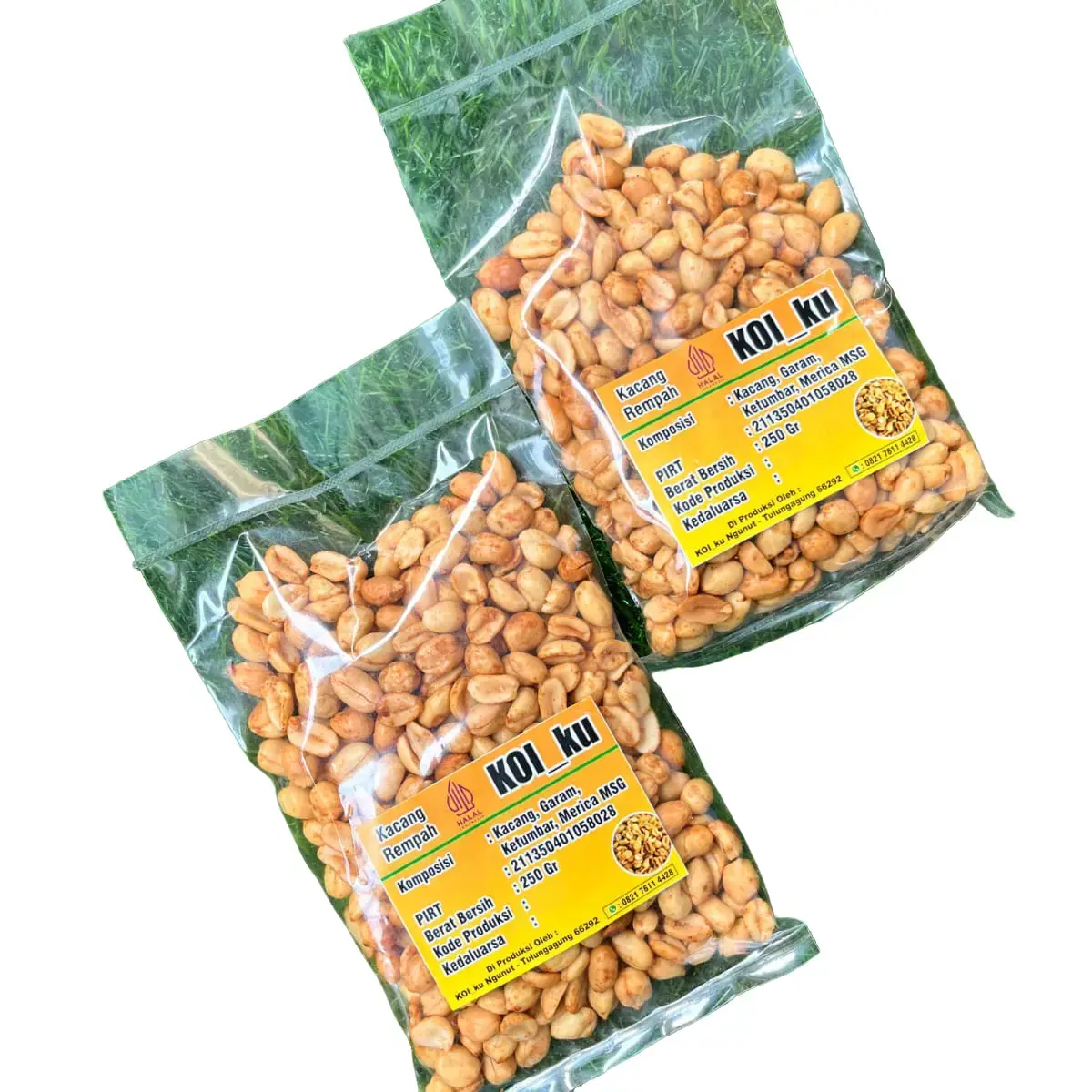 Kacang Rempah Koi_Ku Kualitas Premium 250gr - Snacks Makanan Ringan - Mete, Food, Kering, Mede
