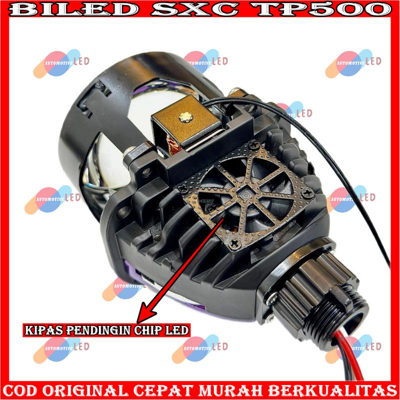 ORIGINAL BILED SXC 2,5 INCHI 60 WATT BILED SXC BILED TP500 MURAH DANA PELAJAR CAHAYA PADAT LAMPU MOTOR MOBIL 7