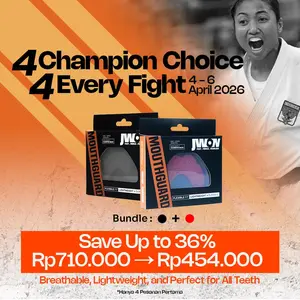 JWON Mouthguard 2 PCS Black & Red Bundle ! Pelindung Gigi Gusi Warna Hitam Merah Fleksibel Ringan Tahan Lama - Cocok Untuk Semua Gigi dan Pengguna Kawat Gigi - Karate Taekwondo