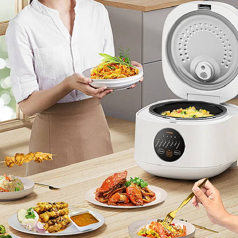 Midea Digital Rice Cooker - MB-FB30M161W 1L Beras - 5 Layer and 7 Preset Menu - Penanak Nasi Multifungsi Panci anti lengket dan anti gores-Cocok untuk 1-3 orang -FREE ONGKIR JABODETABEK 1