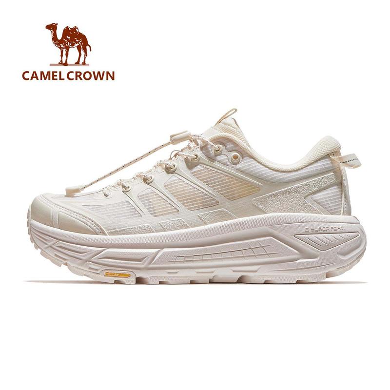 Giày Chạy Bộ Camel Crown Thế Hệ 2, Giày Tăng Chiều Cao Đế Dày Nam Nữ, Giày Thể Thao Trắng Phong Cách Retro Đa Năng K26B097073/K26B097074
