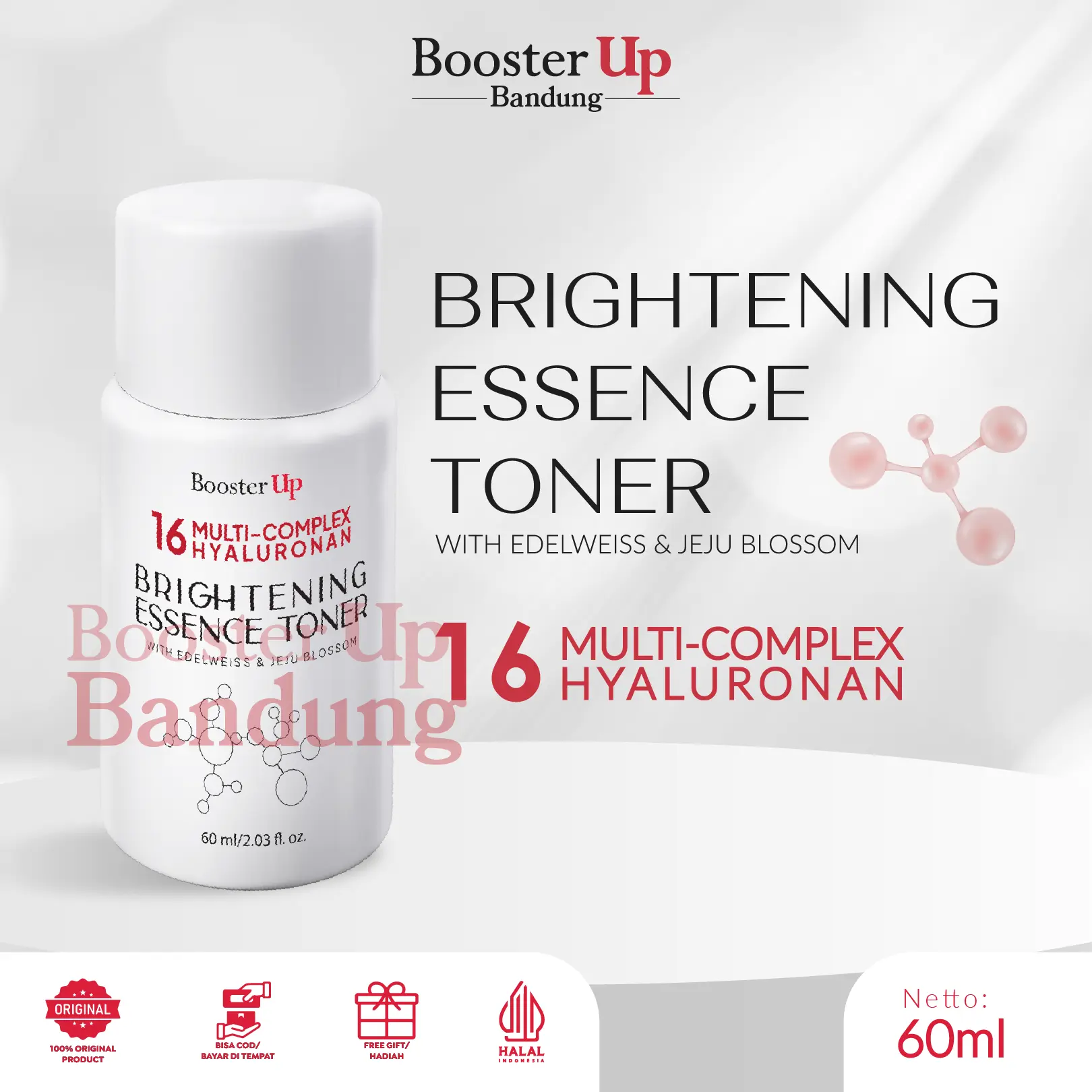 Booster Up Ultimate Skincare by Glam Shine Toner Ecer