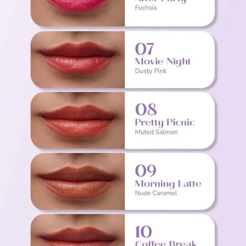 LATULIPE TRUE COLOR LIPSTICK  Gloss Satin Bibir 5
