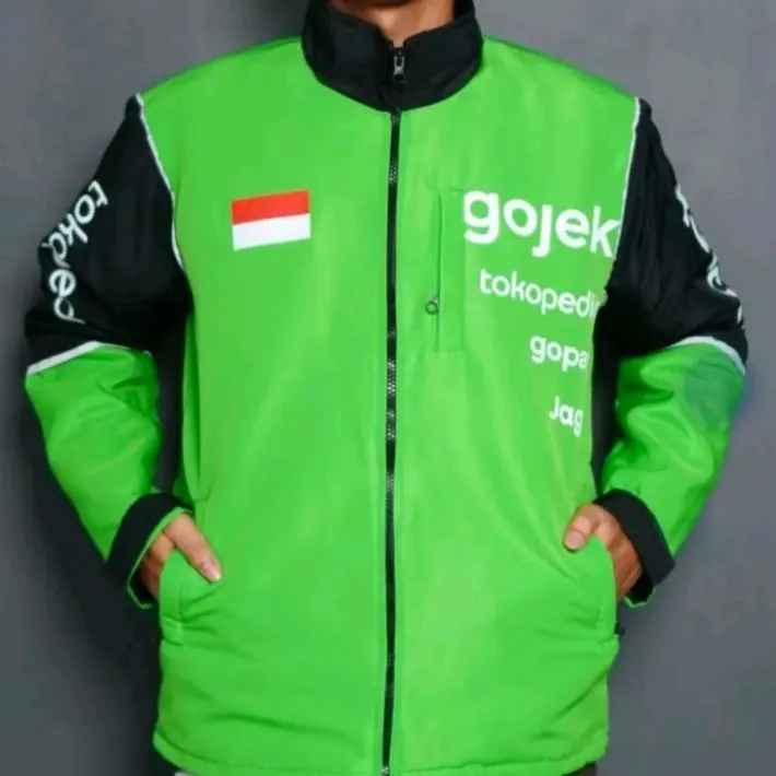 jaket GOJEK GOTO TERBARU kualitas terbaik  versi 2024 bomber Pria Wanita 3