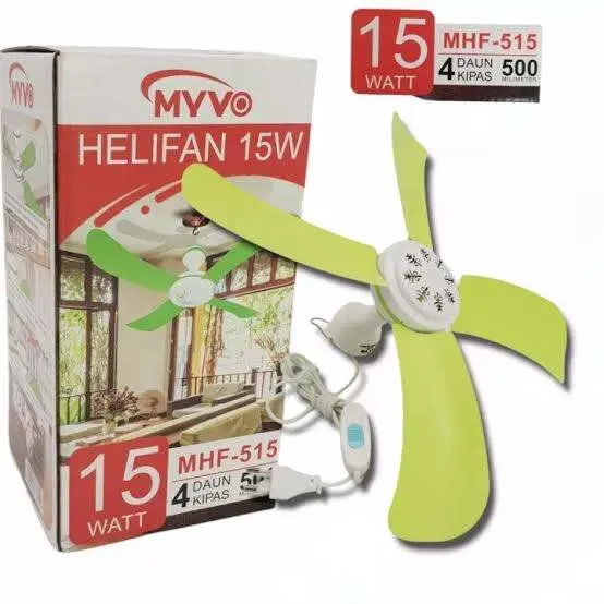 KIPAS ANGIN GANTUNG LANGIT LANGIT PLAFON HELIFAN MINI HELIFAN 15WATT