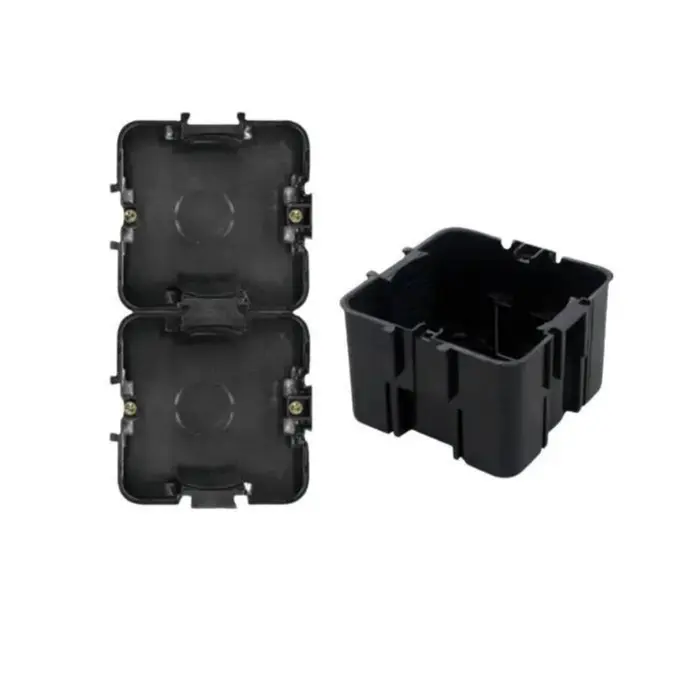Inbow dus / T DUS hitam Cabang 3  /  Rumah saklar / Mangkok saklar / IB Dus isi 10 pcs 3